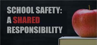 School safety is a shared responsibility poster graphic